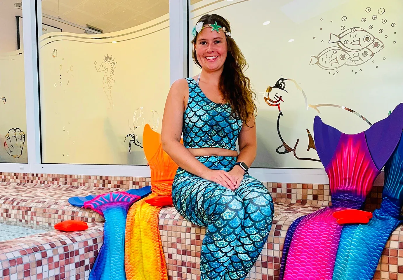 Mermaid-Ausrüstung von Monoflosse bis Kostüm